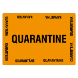 Kennzeichnungen für Stoffe in der Quarantäne